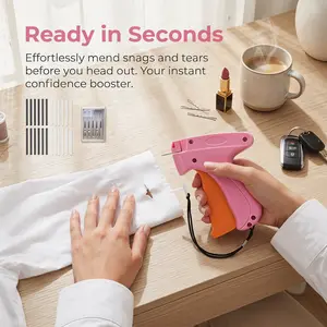 Handheld Stitch Gun for Clothes Repair, Portable Sewing Machine for Quick Fabric Fixes, No Sewing Skills Needed, DIY Repair Tool for Home, Travel & Emergency Use