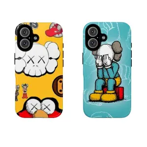 Kaws Art-Inspired Phone Case Collection – Trendy Cartoon Design Covers for iPhone 17, 16, 15, 14, 13, 12, 11