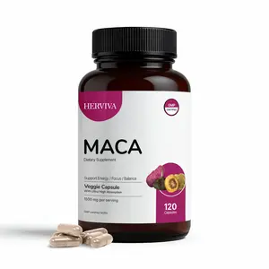 Herviva Maca Root Capsules 1500mg – Organic Vegan Maca for Men & Women | 120 Capsules (60 Servings) Herviva Maca Root Capsules 1500mg – Organic Vegan Maca for Men & Women | 120 Capsules (60 Servings)
