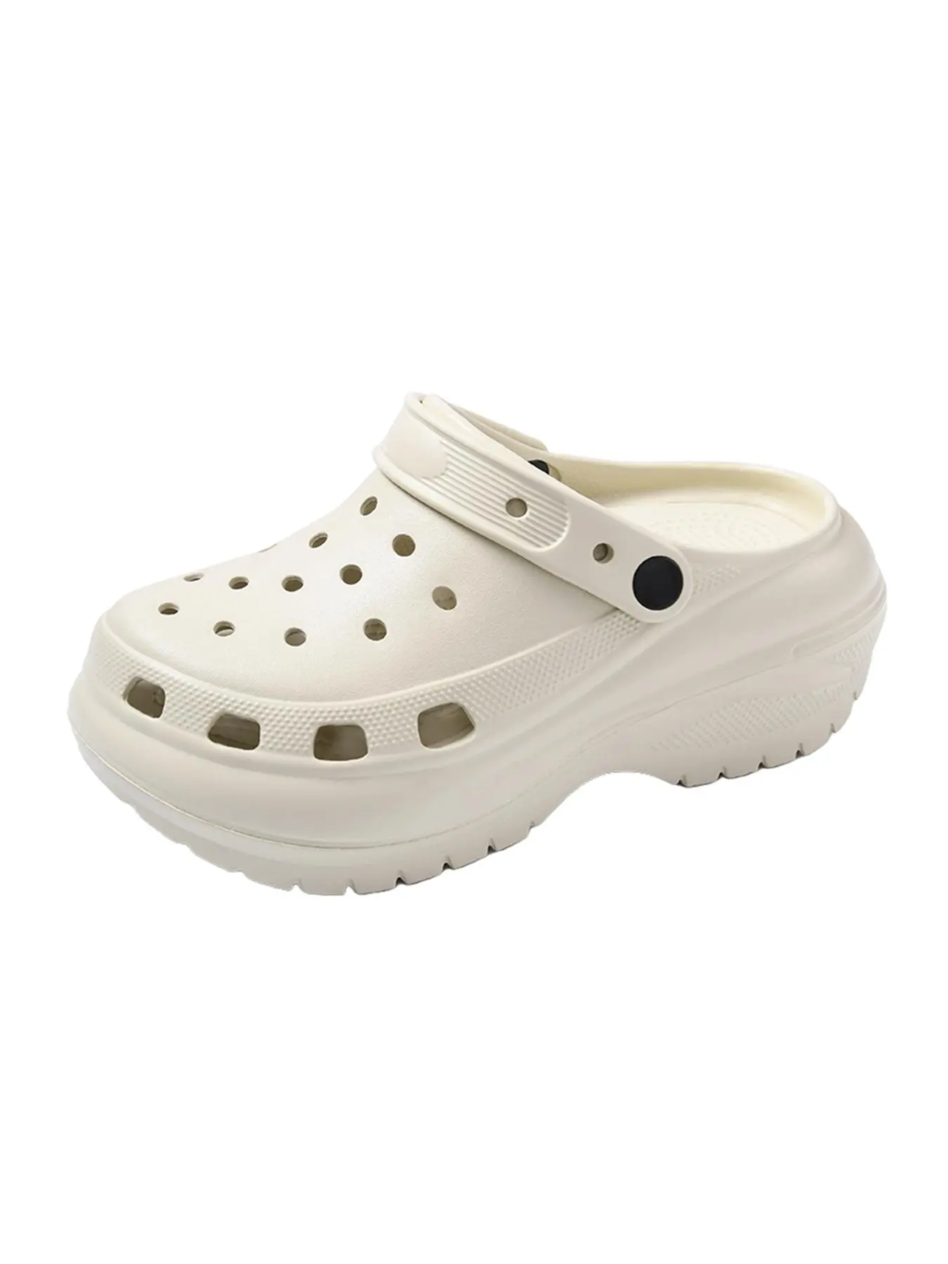 Women's Classic Platform Clog, Casual Comfortable Non-slip Slip-on Clogs with Removable Cushion Footbed, All-match Slides for Indoor & Outdoor Wear, Walking Shoes, Non Slip Slippers, Lightweight Slipper, Soft Cushioned Slippers, Fashionable Soft Slippers