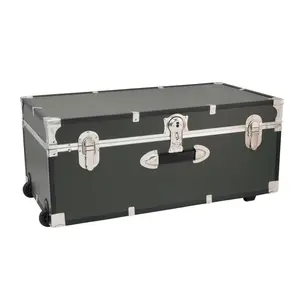 Seward Trunks  30 in. Rover Trunk with Wheels & Lock, Olive