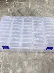 Transparent Plastic Box, Durable Storage Container, Ideal for Organizing Essentials, Perfect for Home & Office Use