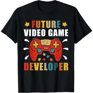 100% Cotton Unisex Future Video Game Developer T Shirt T-Shirt