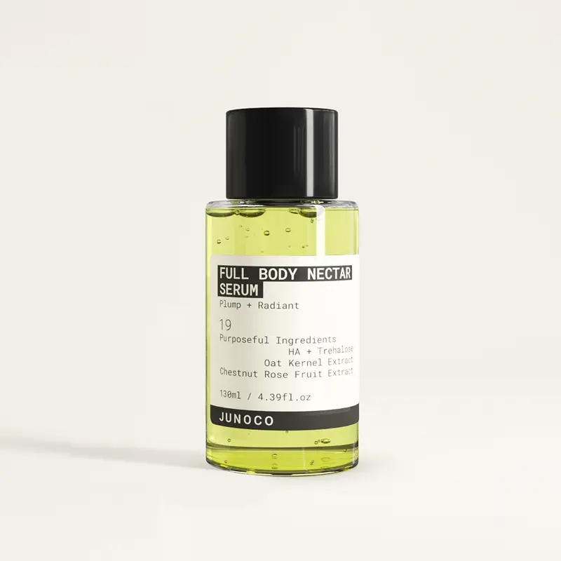 JUNOCO Full Body Nectar Serum. 130 ml/4.39 Fl Oz. - Fresh light floral with a hint of pear, Calming Aroma
