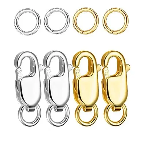 4pcs Gold & Silver