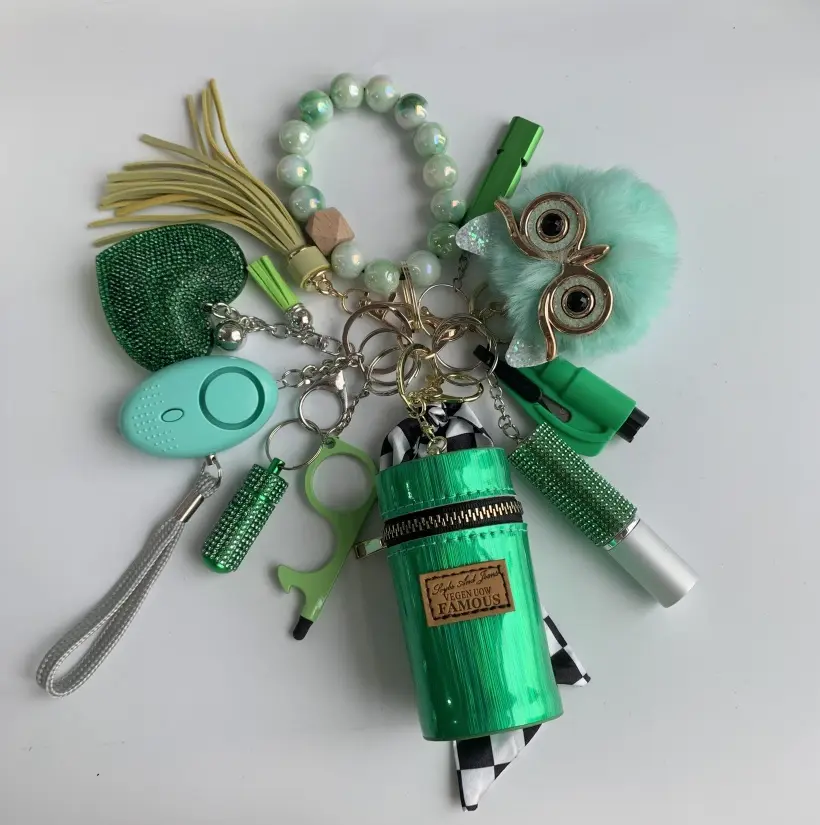 Whistle Alarm, Window Breaker Keychain Gift Set for Women