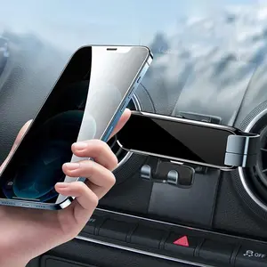 Car Gravity Navigation Mount GPS Holder for Audi A3 8v 2014-2020, Vent Clip Support Installation Accessories Car Phone Stand, Car Cellphone Mount, Car Mount Smartphone