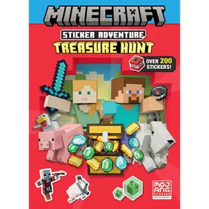 Minecraft Sticker Adventure: Treasure Hunt (Minecraft) -- Random House - Paperback