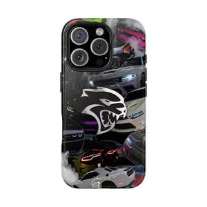 Hellcat Redeye Hard Tough Phone Case, Dodge Challenger SRT Cell Phone