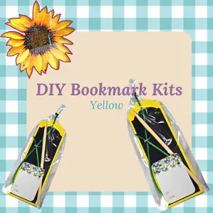 Yellow DIY Bookmark Kit