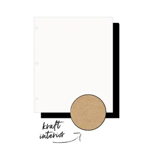 Pocket Folder Black & Cream Bundle