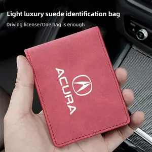 Driver License Travel Document Holder Passport  Car Driving Documents Business Id Pass Certificate Protective Cover For Acura ADX RDX ZDX Integra NSX MDX TLX CDX ILX RLX TL RL