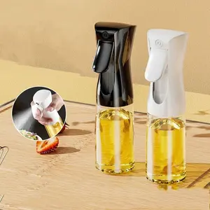 1Pc 200ML Oil Spray Bottle Kitchen Air Fryer Olive Oil Mister Olive Oil Sprayer Healthy Cooking Mist Atomizer BPA Free Salad BBQ Baking Spray Tool Oil Control