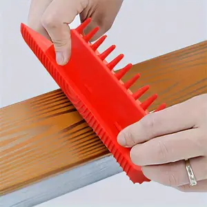 4pcs Paint Brush Wood Graining Rubber Roller Brush Painting Tools Imitation Wall Painting Home Decoration Art Embossing Graining