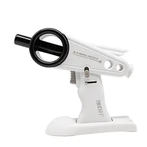 Thicket Refillable Butane Starlight Torch, Flame Adjustable, One Hand Use