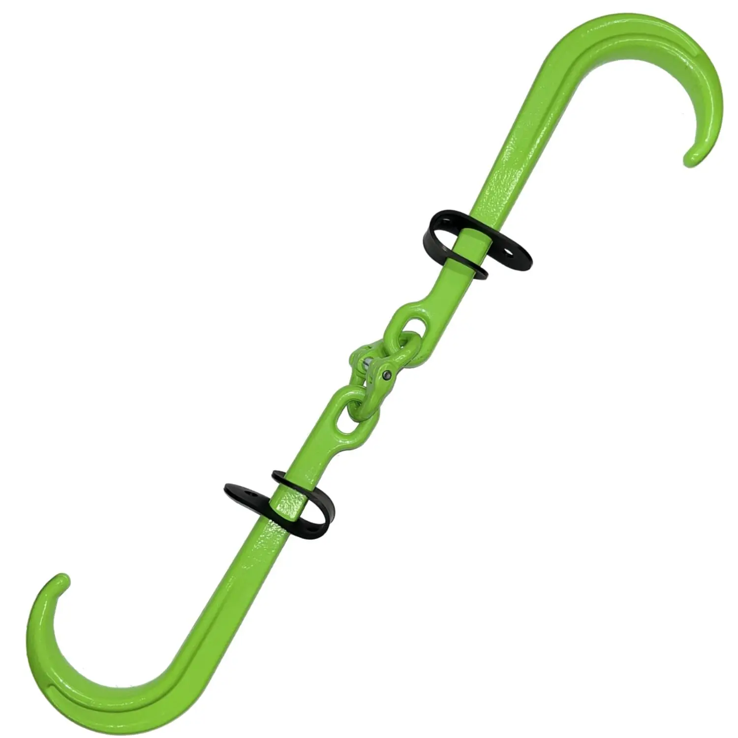 Keyfit Tools Quick RIG Heavy Duty Forged General Utility Pallet Puller Mover 15" Double Hook for Fast Strap Chain Rope Cable to Shackle Quick & Easy 2 Ton 4000 Lbs WLL Material Handling Warehouse