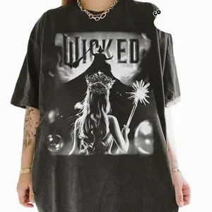 Retro Wicked Together We’re Unlimited Shirt, Vintage Defy Gravity Broomstick Magic Wand Shirt, Wicked The Musical, Wizard Tee