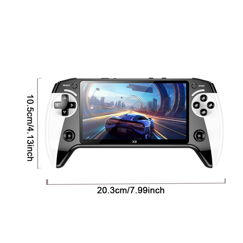 Portable Game Console, Handheld Gaming Console, Rechargeable Device with Over 3500 Built-In Games, Perfect Gift for Adults & Kids