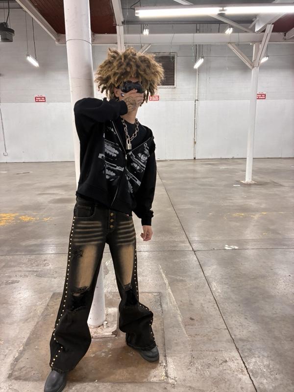 ByVirtue Black Love Stories Hoodie If I Was Perfect Collection Unisex Sweatshirts with Unique Lip Design - Top