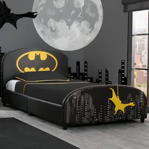 Batman Upholstered Twin Bed Batman Upholstered Twin Bed