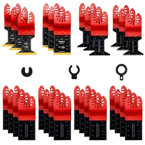 31 count Oscillating  , Universal Titanium Multitool Quick Release   for  Metal Nails Screws  and Plastic