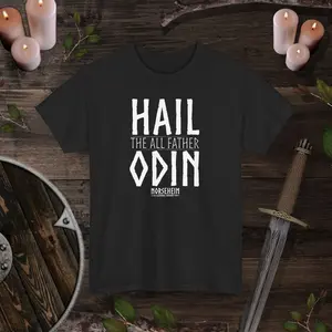 Hail Odin the Allfather Shirt - Viking, Norse, Mythology, Historical, History, Gods, Pagan