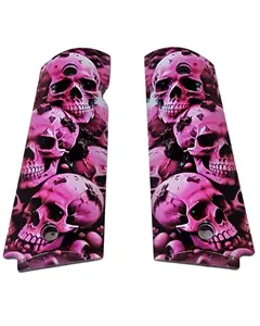 1911 Full-size ABS   Panels  with Skulls in Pink Printed Image