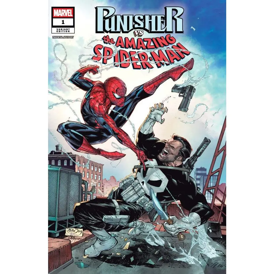 Punisher vs Spider-Man #1 Netho Diaz Variant
