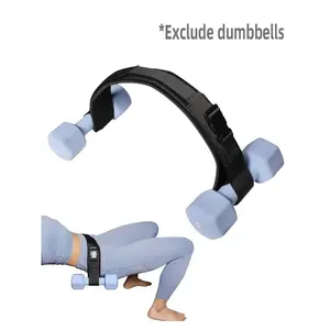 Hip Thrust Belt, Workout With Dumbbell Kettlebell For Butt Lunge Reverse Squat Glute Bridge Gym Accessories, Sport, Gym, Home Exercise, Sport Accessories, Gym Accessories, CrossFit Accessories