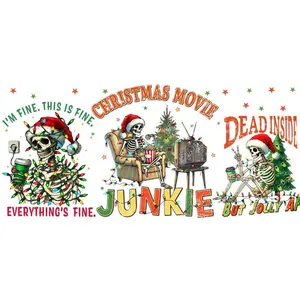 16 oz Uv Dtf Cup Christmas Movie Junkie 764