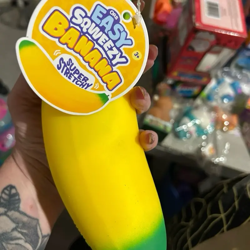 Orb curiosities banana. Squishy