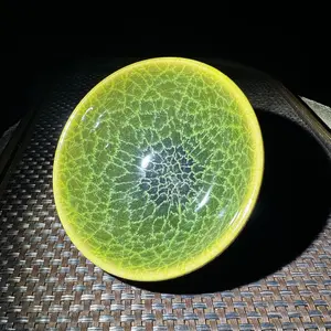 Yellow-Green Crackle-Glaze Jian Zhan
