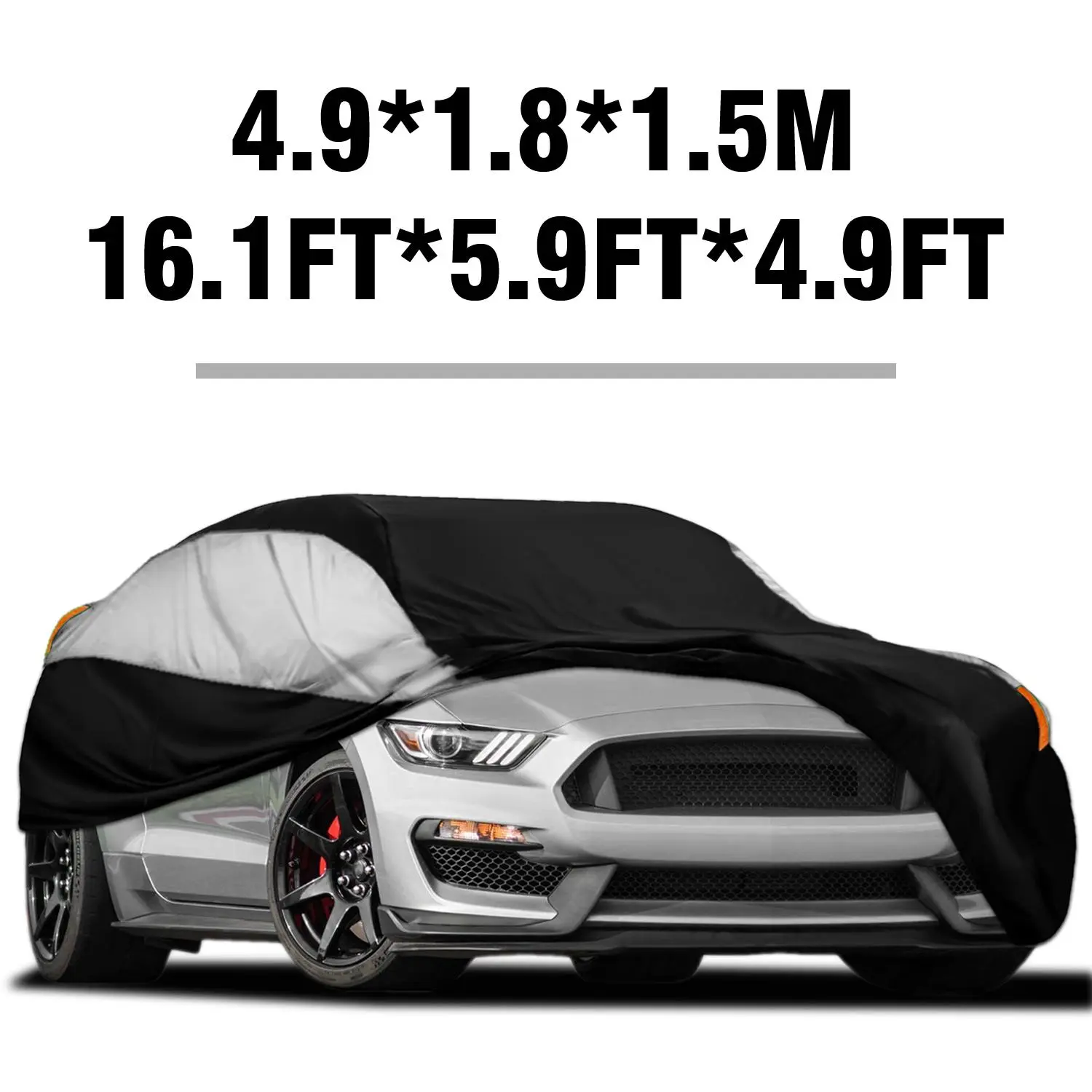 Black-Silver-XL( 16.1*5.9*4.9FT )