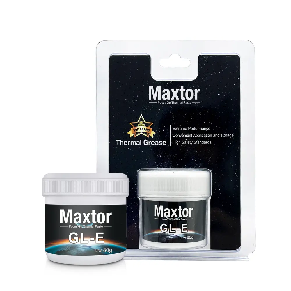Maxtor GL-E CPU Thermal Paste 10.5W/mK, High Performance Thermal Compound for CPU GPU, Gaming PC, Laptop, Processor and Heatsink, Non-Conductive, 50g/80g