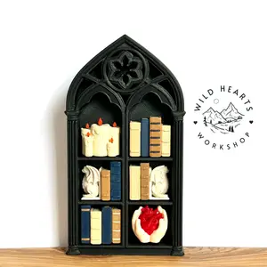 Gothic Bookcase Clicker Fidget
