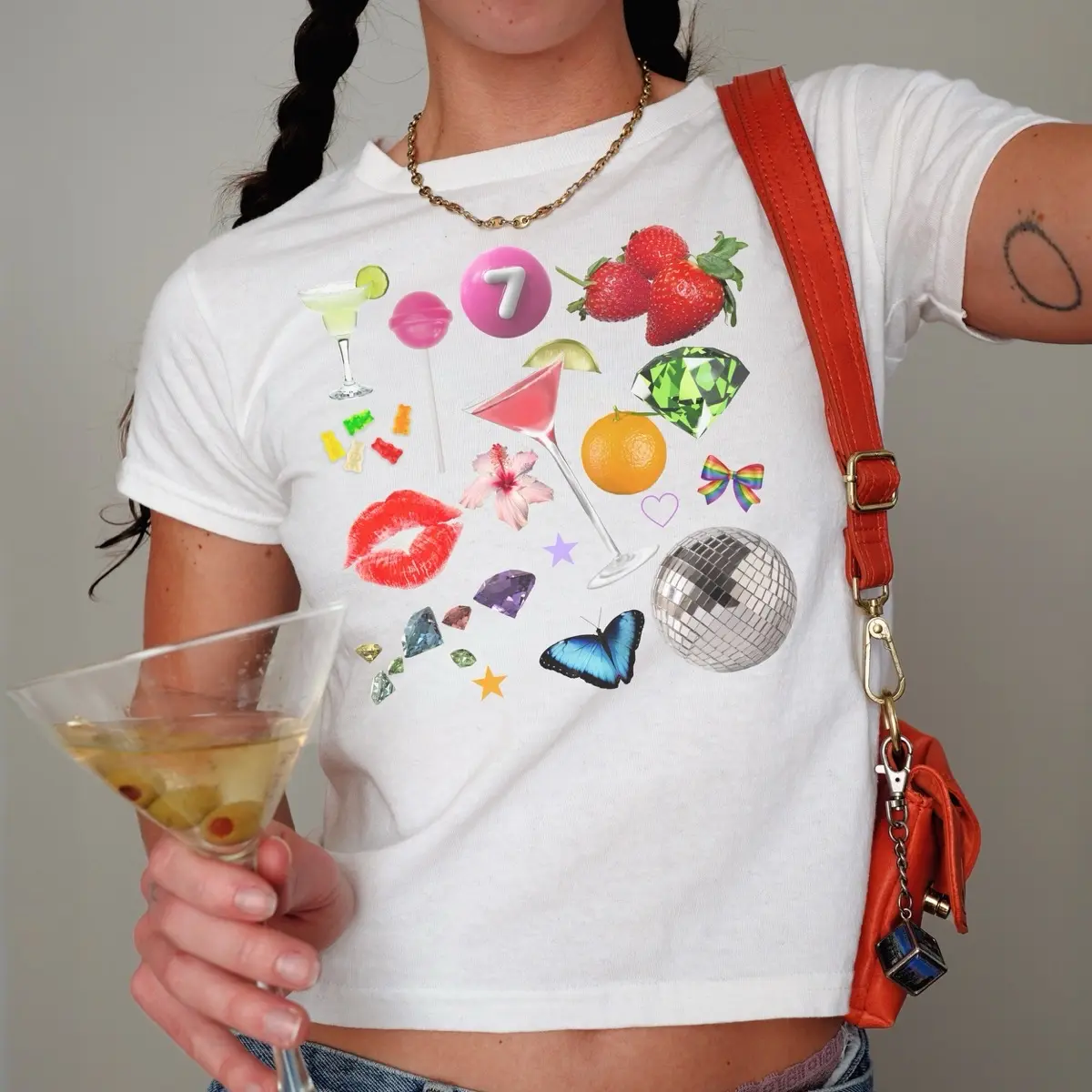 Cute Y2K Pride Trendy 90s Discreet Pride Shirt T-Shirt Protect Trans Kids Aesthetic Say Gay Shirt Queer Crop Top