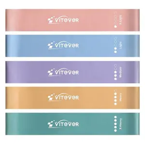 Resistance Bands Set for Workout, Exercise Bands for Legs, Glutes, Yoga & Pilates