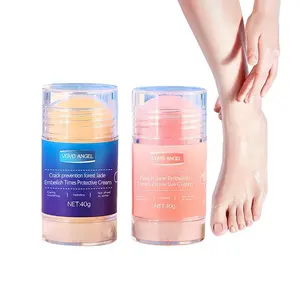 VOVO ANGEL Anti-Crack Foot Cream Stick Cracked Heel Repair & Dead Skin Remover for Dry Feet Intensive Hydration Nourishing Treatment with Shea Butter & Argan Oil 40g