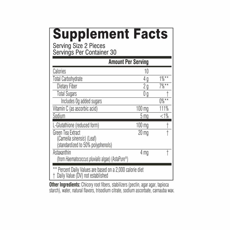 Swisse Skin Defense Glam Bites – Vitamin C, L-Glutathione & Astaxanthin – Supports Skin Elasticity, Moisture & Defense Against Environmental Stressors – Zero Sugar Gummies for Adults – 60 Count