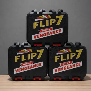 Flip 7 With a Vengeance Card Game Case, 3D Printed Holder, Tabletop Accessory