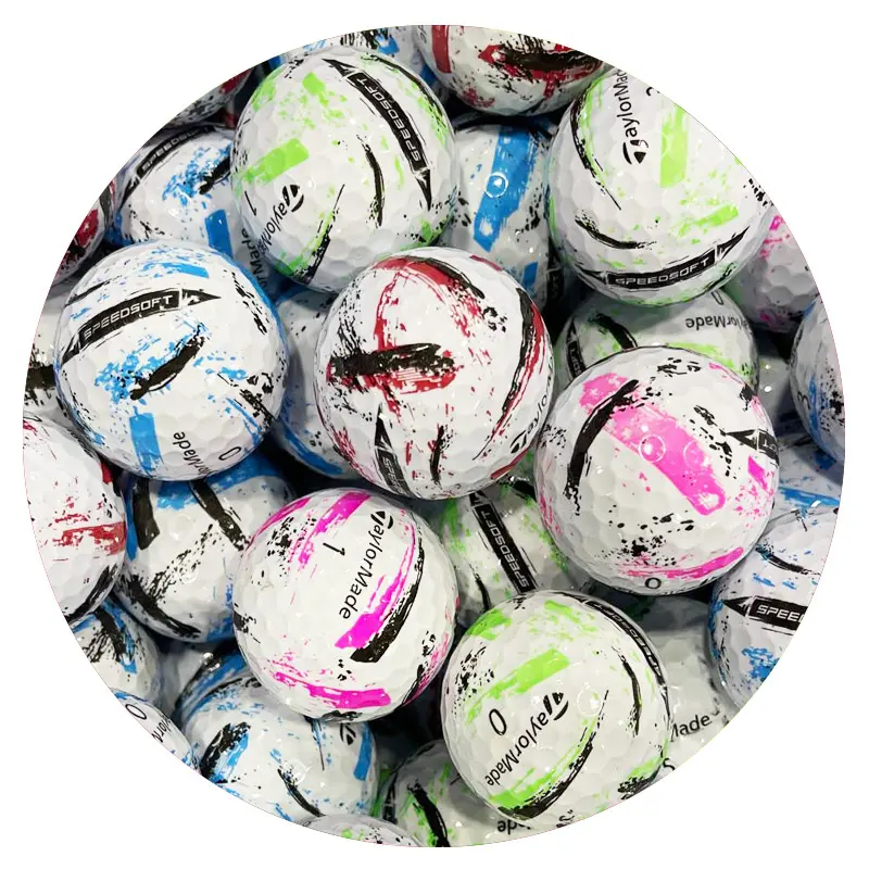 TaylorMade SpeedSoft Ink Mix - Mint Golf Balls TaylorMade SpeedSoft Ink Mix - Mint Golf Balls