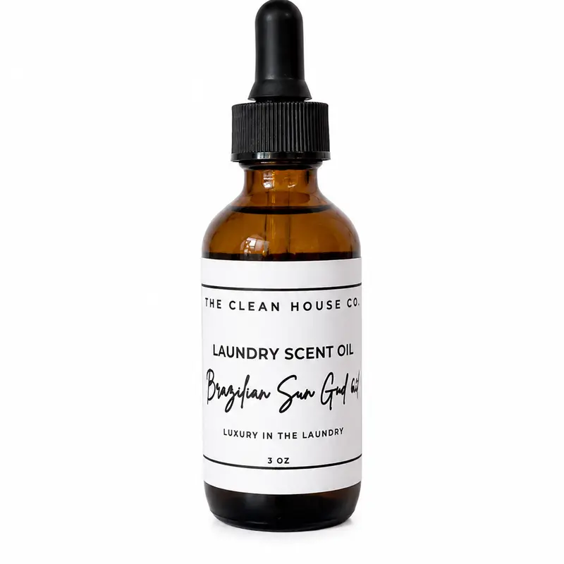 Luxury Laundry Drops - Chemical-Free Laundry Fragrance Booster with Natural Oils, Glass Bottle, Brazilian Sun God 62 & Blue Volcanic Scents, 3 oz Fabric Care Enhancer for All Fabrics (Always Perform A Patch Test)