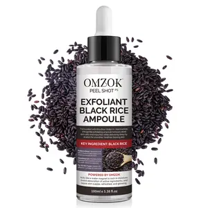 OMZOK Fermented Black Rice Exfoliating Essence is gentle and non-irritating, effectively removing impurities and dead skin cells from the surface of the skin, smoothing and even out the appearance of the skin. It is suitable for all skin types.