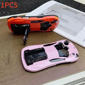 Creative Car Design iPhone 17 Pro Max Air Case with Stand, Anti-Drop High-End Feel, Stylish 17promax Cover for Men and Women, Shockproof Phone Cover