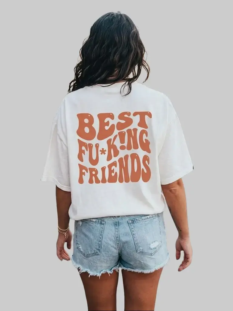 Best Friend Shirts, Matching Best Bitches Friends Shirts, Sisters Shirt, BFF Tee,  Sarcastic Humor Unisex Graphic Cotton Casual, Best friend Gift