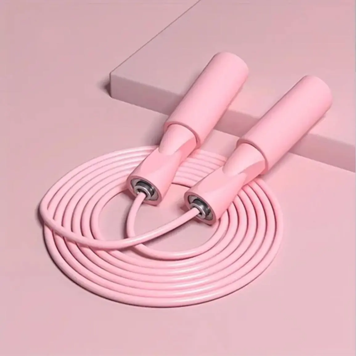 Jump Rope Set, Adjustable Steel Wire Design, Quick Handle for Boxing Training, Ideal for Sports Fitness, Skipping Rope, Exercise Equipment, Jump Ropes for Fitness