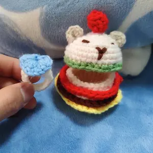 DIY Crochet ring box with crocheted ring for wedding Handmade crochet kit and tuorial for girlfriends sisters gifts