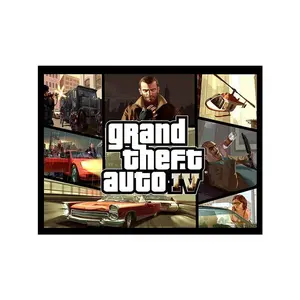 Grand Theft Auto IV Video Game Decor Poster - NO FRAME