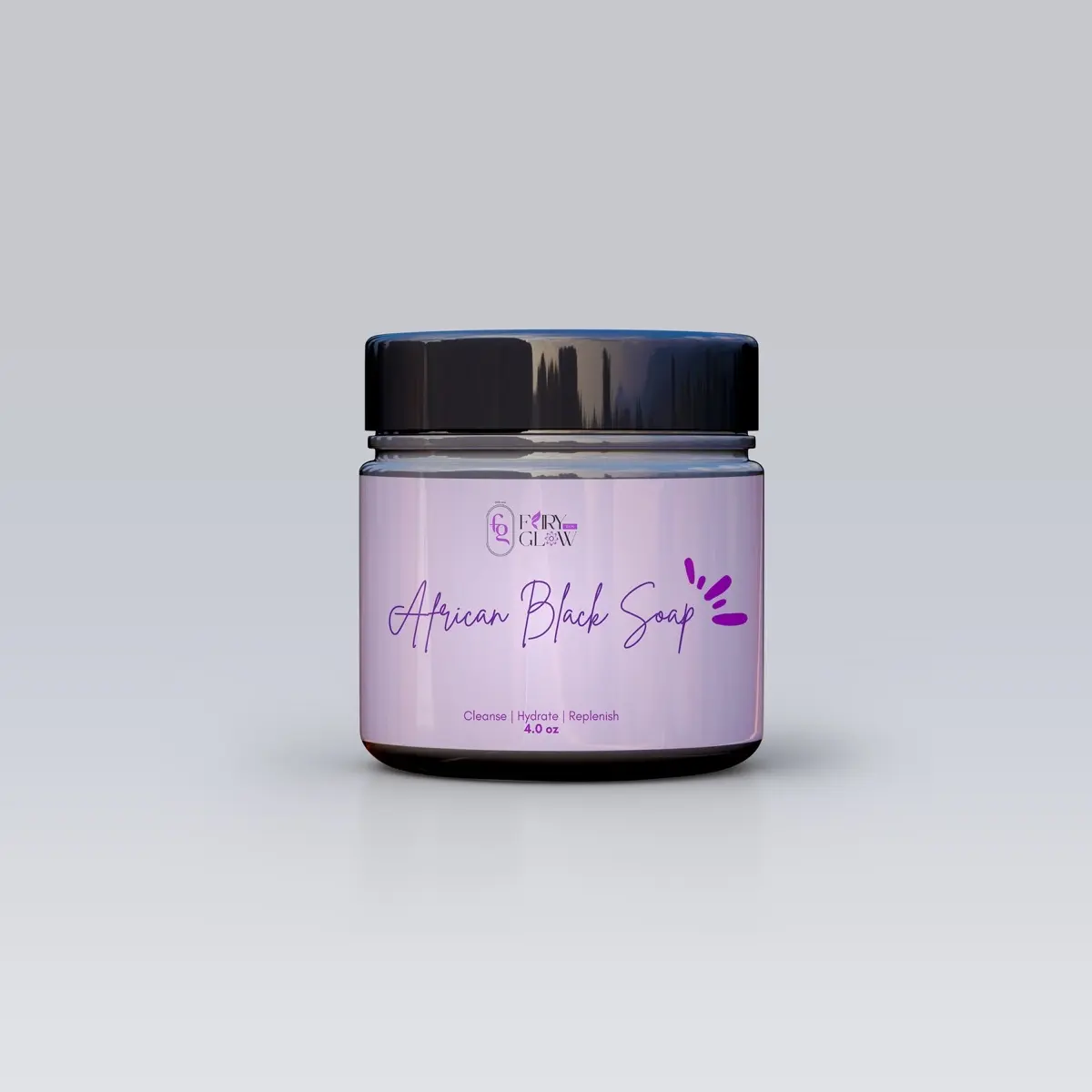 Fairyglow African Black Soap - for All Skin Types Fairyglow African Black Soap - for All Skin Types