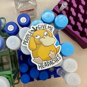 Pyduck sticker | Fan art | Cute Foodie Sticker | Laptop sticker | Vinyl waterproof sticker | Gift for Game lovers